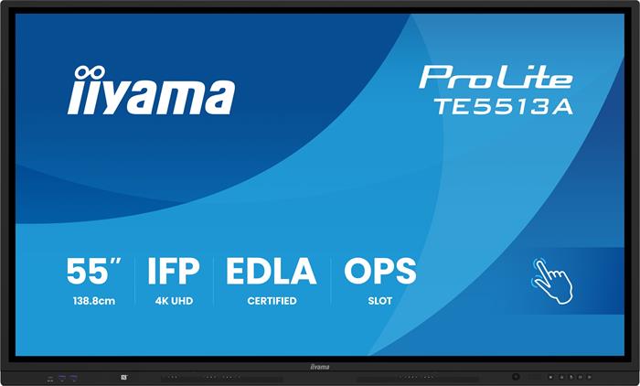 55" iiyama TE5513A-B1AG:IPS,4K,40P,EDLA