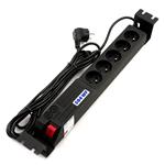 Acar Přepěťová ochrana 504WF Rack 19" 5m, černá