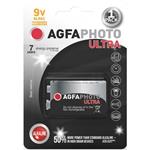 AgfaPhoto Ultra alkalická batéria 9V, blister 1ks 