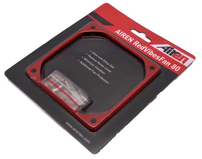 Airen RedVibes FAN 80, antivibrační rámeček na 80mm ventilátor