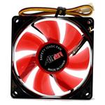 AIREN RedWings80 LED, 80mm ventilátor, 14.9dBA, červené LED