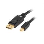 AKASA propojovací kabel Mini DisplayPort 1.4 na DisplayPort 1.4, 2m, černý