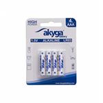 Akyga alkalická baterie AAA LR03 Zn-MnO2, 1.5V/1300mAh, blister 4x