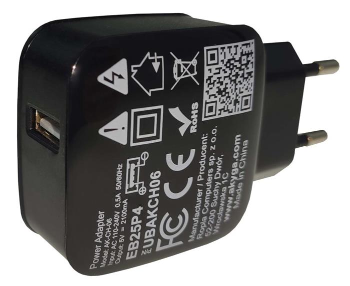 Akyga nabíjecka USB 5V/2.1A 10W