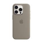 Apple iPhone 15 Pro Silicone Case with MagSafe - Clay
