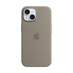 Apple iPhone 15 Silicone Case with MagSafe - Clay