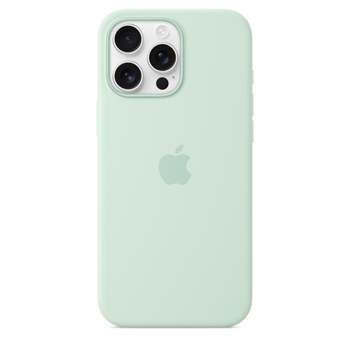 Apple silikonový kryt s MagSafe na iPhone 16 Pro Max akvamarínový