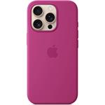 Apple silikonový kryt s MagSage na iPhone 16 Pro Max fuchsiový
