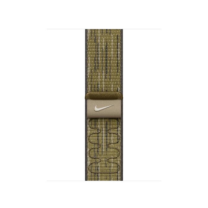 Apple Watch 42/41/40/38mm zeleno-šedý provlékací sportovní řemínek Nike