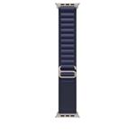 Apple Watch 49/46/45/44mm námořnicky modrý alpský tah s přírodním titanem S