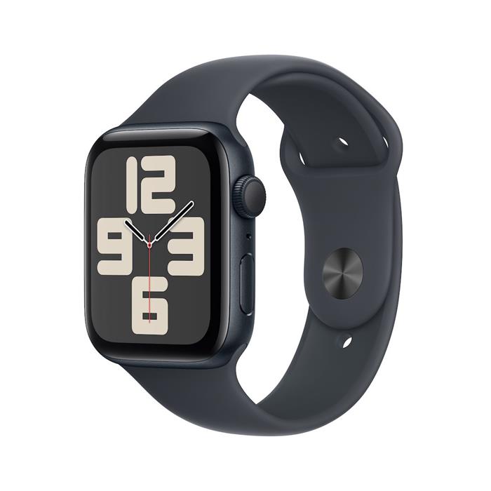 Apple Watch SE (2024) 40mm Temně inkoustový hliník s inkoustovým sportovním řemínkem M/L