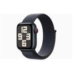 Apple Watch SE (2024) Cellular 40mm Temně inkoustový hliník s inkoustově provlékacím řemínkem
