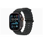 Apple Watch Ultra 2 (2024) 49mm Černý titan s černým oceánským řemínkem