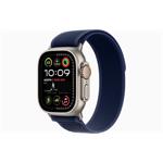 Apple Watch Ultra 2 (2024) 49mm Přírodní titan s modrým trailovým tahem M/L