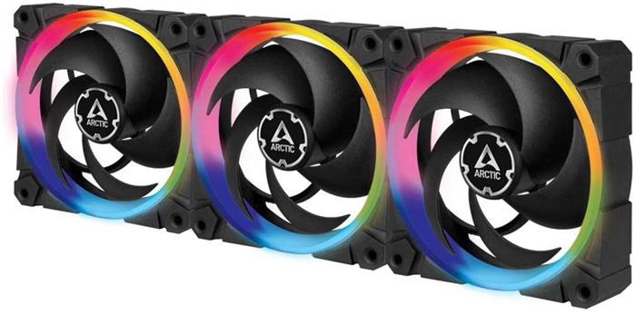 ARCTIC BioniX P120, 120mm ventilátor s A-RGB, 400-2300rpm, PWM, 3-pack
