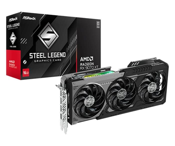 ASRock Radeon RX 9070 XT Steel Legend Dark 16GB OC