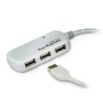 ATEN USB 2.0 aktivní prodlužka 12m s 3 portovým hubem