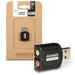 AXAGON ADA-10, externí stereo zvuková karta, USB 2.0