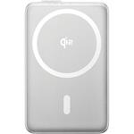 Baseus Powerbanka PicoGo Qi2 10000mAh 45W s kabelem USB-C šedá