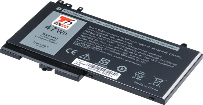 Baterie T6 power Dell Latitude E5270, E5470, 4120mAh, 47Wh, 3cell, Li-pol