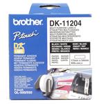 Brother - DK-11204 (papírové/univerzální štítek-400 ks) 17 x 54mm