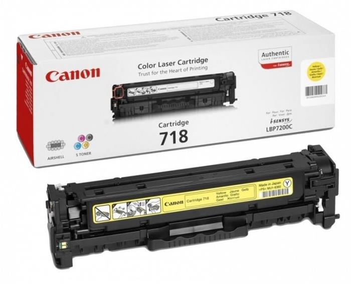 Canon toner CRG-718Y, žlutý