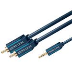 ClickTronic OFC Kabel jack 3,5M - 2x cinch(M), audio, 2m