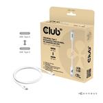 Club3D USB 4.1 kabel,  16k@60Hz, PD 240W, 1.2m, bílý