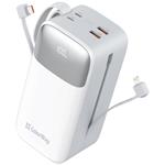 ColorWay powerbanka/ 50 000mAh/ 1x USB QC3.0/ USB-C/ Lightning/ 22,5W/ Bílá