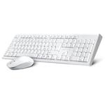 CONNECT IT Combo bezdrátová bílá klávesnice + myš, CZ + SK layout