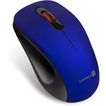 CONNECT IT "MUTE" bezdrátová optická tichá myš, USB, modrá