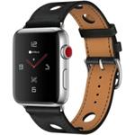 COTEetCI Fashion kožený řemínek Apple Watch 38/40/41mm černý