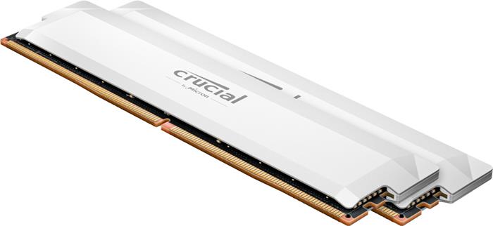 Crucial Pro OC 2x32GB DDR5 6400 CL40 DIMM White