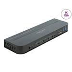 Delock 4-portový DisplayPort 1.4 KVM Switch s USB 3.0 a analogovým zvukem