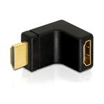 Delock adaptér HDMI A samec/samice,pravoúhlý 90° nahoru