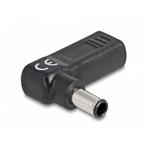 Delock Adaptér na kabel na nabíjení laptopu, ze zásuvky USB-C na zástrčku Sony 6,0 x 4,3 mm, úhlový 90°