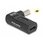 Delock Adaptér na kabel na nabíjení laptopu, ze zásuvky USB Type-C na zástrčku Acer 5,5 x 1,7 mm, úhlový 90°
