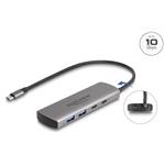 Delock Hub USB-C 3.1 se 2 porty USB + 2 porty USB-C a napájecím portem