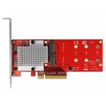 Delock Karta PCI Express x8 na 2 x interní NVMe M.2 Key M - Low Profile