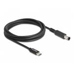 Delock Nabíjecí kabel pro laptop, ze zástrčky rozhraní USB Type-C na zástrčku Dell 7,4 x 5,0 mm