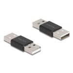 Delock USB 2.0 gender changer (male), kovový