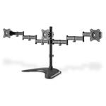 DIGITUS Univerzální stojan na tři monitory 13-27 ", 3x 8 kg (max.), Černý