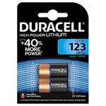 DURACELL Baterie - 123A 3V Lithium Battery, 3 V, 1500 mAh - 2 pack