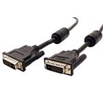 DVI kabel, DVI-D(M) - DVI-D(M), dual link, ferity, 1m