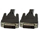 DVI kabel propojovací, dual link, 3m, černý