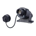 E-DAT Průmyslová zásuvka IP67 V.1, RJ45, kat. 6, T568B