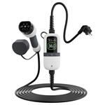 EVSE AC přenosná, jednofázová nabíječka pro elektromobily, pro domácnosti, 3.6kW, 230 V, 6m kabel s konektorem T2