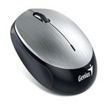 Genius NX-9000BT, bluetooth myš, BlueEye, 1200dpi, dobíjecí baterie, stříbrná