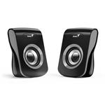 Genius SP-Q180 Iron Gray, stereo reprosoustava k PC, 2x3W, USB napájení, černo-šedá