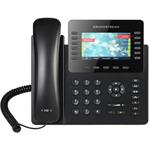 Grandstream GXP-2170, 4,3" bar. displej, 6x SIP, 2x 10/100/100 port, PoE, HD zvuk, konference, BT